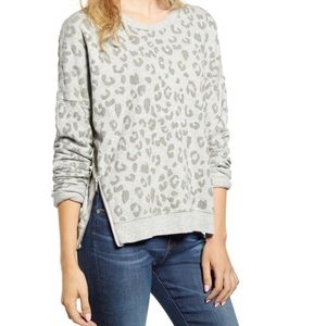 Rails Gray Leopard Sweatshirt